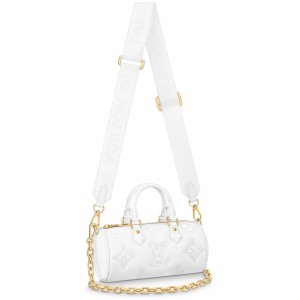 Louis Vuitton Papillon BB Bag In Bubblegram Leather M59827