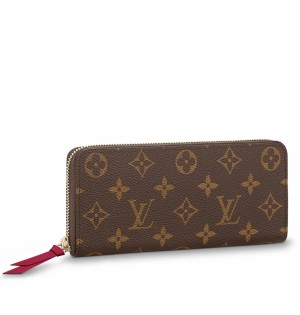 Louis Vuitton Clemence Wallet In Monogram Canvas M60742