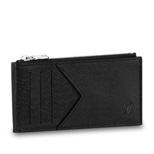 Louis Vuitton Coin Card Holder In Taiga Leather M62914