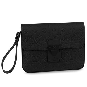 Louis Vuitton S Lock A4 Pouch In Monogram Leather M80582