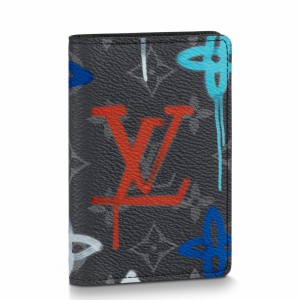 Louis Vuitton Pocket Organizer In LV Graffiti M81817