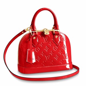 Louis Vuitton Alma BB Bag In Monogram Vernis Leather M90174