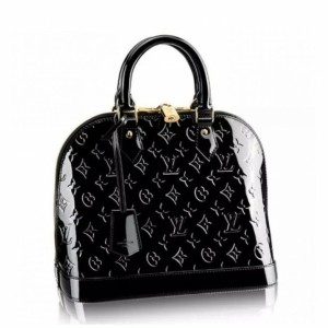 Louis Vuitton Alma PM Bag In Monogram Vernis Leather M90185