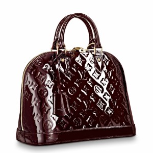 Louis Vuitton Alma PM Bag In Monogram Vernis Leather M91611