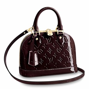 Louis Vuitton Alma BB Bag In Monogram Vernis Leather M91678