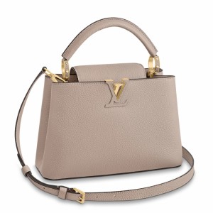Louis Vuitton Capucines BB Bag in Galet Taurillon Leather M94634