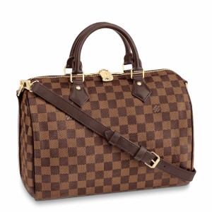 Louis Vuitton Speedy Bandouliere 30 Bag In Damier Ebene Canvas N41367