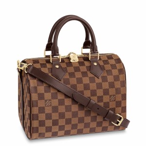 Louis Vuitton Speedy Bandouliere 25 Bag In Damier Ebene Canvas N41368