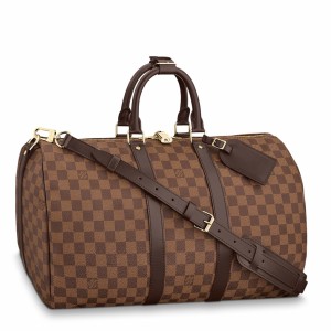 Louis Vuitton Keepall Bandouliere 45 Bag In Damier Ebene Canvas N41428
