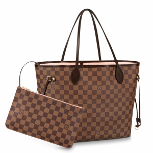 Louis Vuitton Neverfull MM Bag In Damier Ebene Canvas N41603