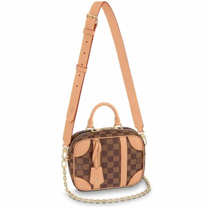 Louis Vuitton Valisette Souple BB Bag In Damier Ebene Canvas N50065