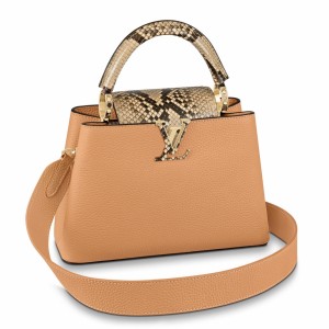Louis Vuitton Capucines BB Bag with Python Leather N80741