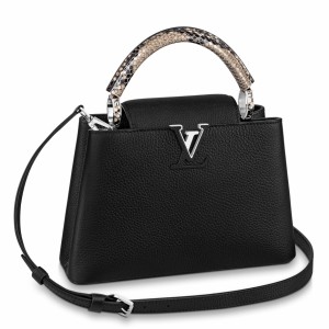 Louis Vuitton Capucines BB Bag with Python Leather Handle N92040