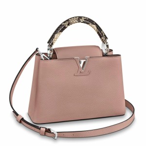 Louis Vuitton Capucines BB Bag with Python Leather Handle N92042