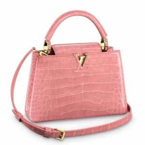 Louis Vuitton Capucines BB Bag In Crocodile-embossed Leather N92679