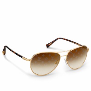 Louis Vuitton Conspiration Pilot Sunglasses Z0164U