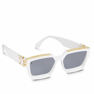 Louis Vuitton White 1.1 Millionaires Sunglasses Z1166W