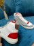 Louis Vuitton White Charlie Sneaker Boots With Red Detail