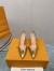 Louis Vuitton Blossom Slingback Pumps 75mm in Gold Leather