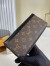 Louis Vuitton Zippy Vertical Wallet In Monogram Macassar Canvas M60109