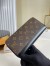 Louis Vuitton Zippy Vertical Wallet In Monogram Macassar Canvas M60109