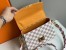 Louis Vuitton Damier Azur Croisette Bag With Braided Strap N50053