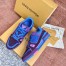 Louis Vuitton Men's LV Trainer Sneakers In Purple Crystals